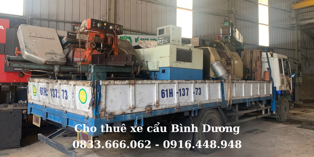 Xe cẩu Thuận An Bình Dương -【Xecau24h】 Cho thuê xe cẩu bến cát