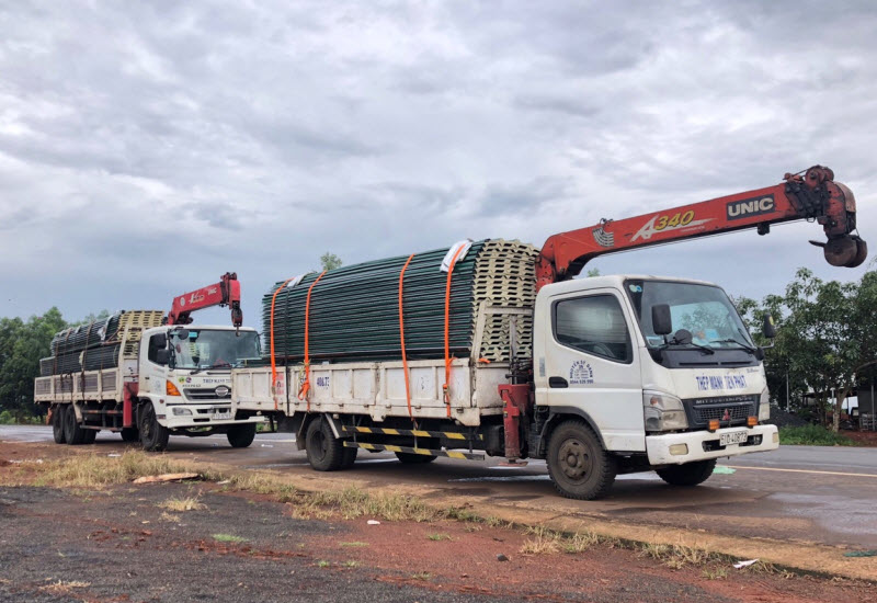Cho thuê xe cẩu thùng Bình Dương -【Xecau24h】
